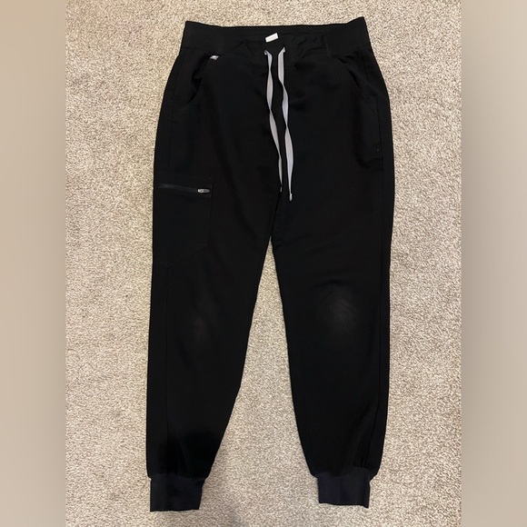 Figs Zamora jogger scrub pants black small - Picture 1 of 6